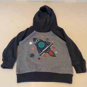 Space Themed Hooded Sweatshirt, 18 Month